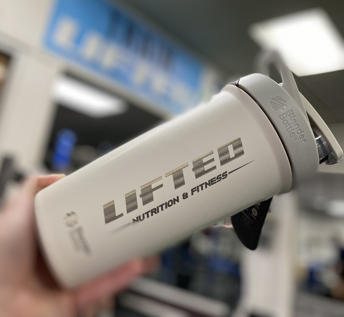 White Stainless Steel Shaker